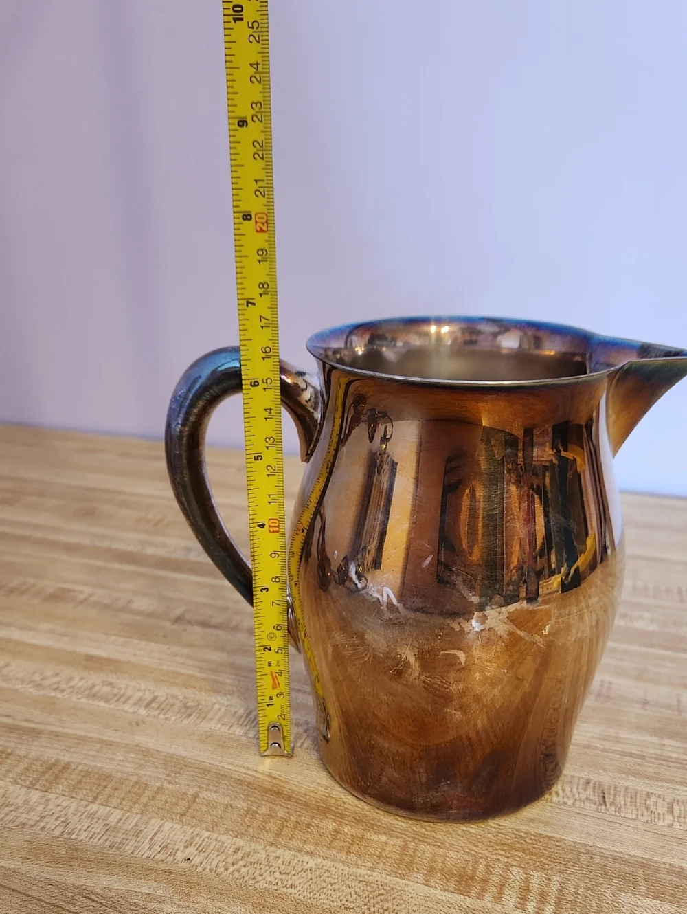 REED & BARTON Pitcher Silver Plate Paul Revere Style 5662 3pt
